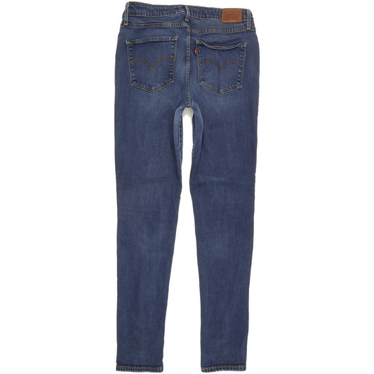 Levi's 721 Blue Skinny Slim Stretch Jeans High Waisted W31 L32