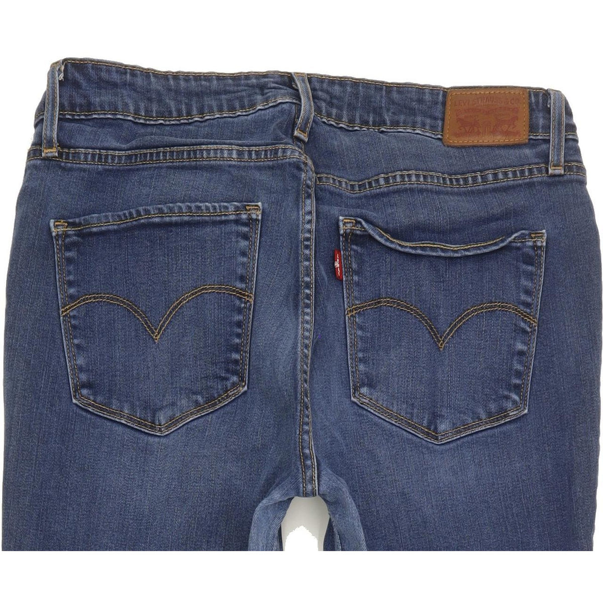 Levi's 721 Blue Skinny Slim Stretch Jeans High Waisted W31 L32