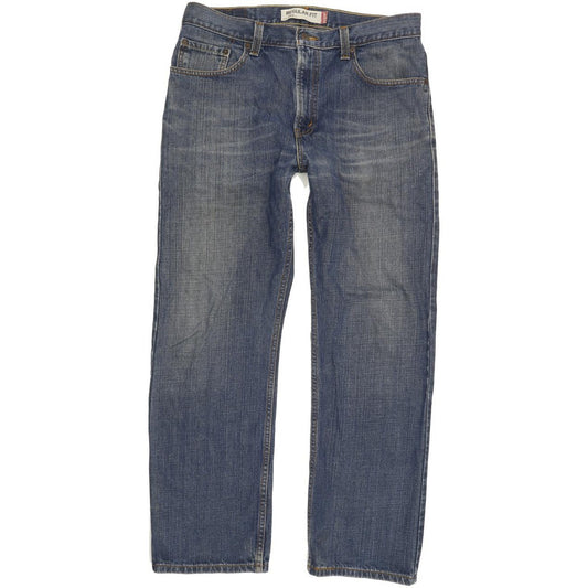 Levi's 505 Men Blue Straight Regular Jeans W34 L30