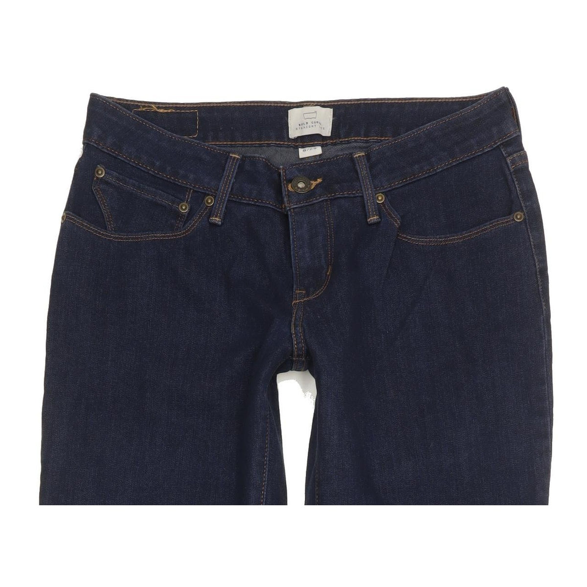 Levi's Bold Curve Women Blue Straight Slim Stretch Jeans W29 L34