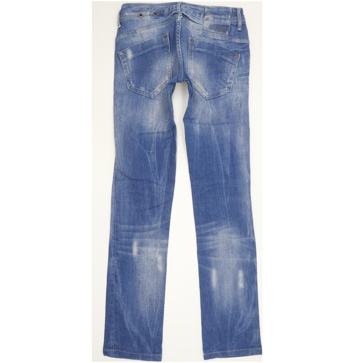 G-Star Midge Women Blue Straight Slim Stretch Jeans W26 L32