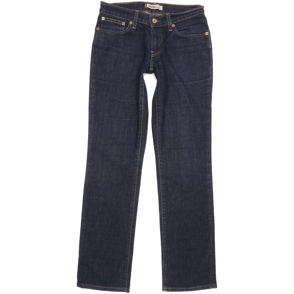 Levi's 528 Women Blue Straight Slim Stretch Jeans W29 L31