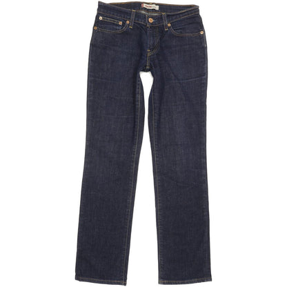 Levi's 528 Women Blue Straight Slim Stretch Jeans W29 L31