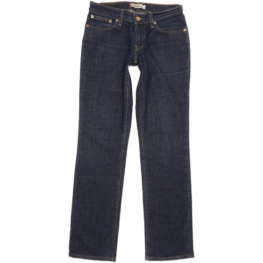 Levi's 528 Women Blue Straight Slim Stretch Jeans W29 L31