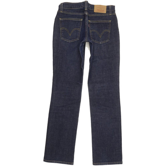 Levi's 528 Women Blue Straight Slim Stretch Jeans W29 L31