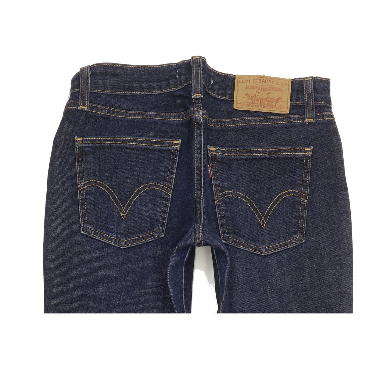 Levi's 528 Women Blue Straight Slim Stretch Jeans W29 L31