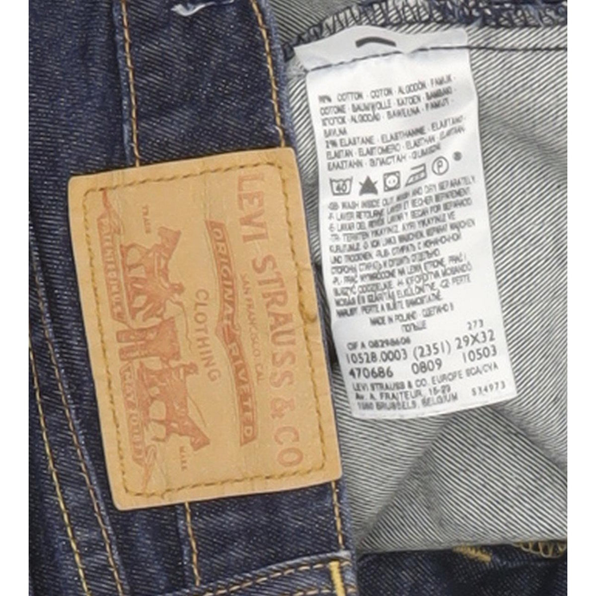 Levi's 528 Women Blue Straight Slim Stretch Jeans W29 L31