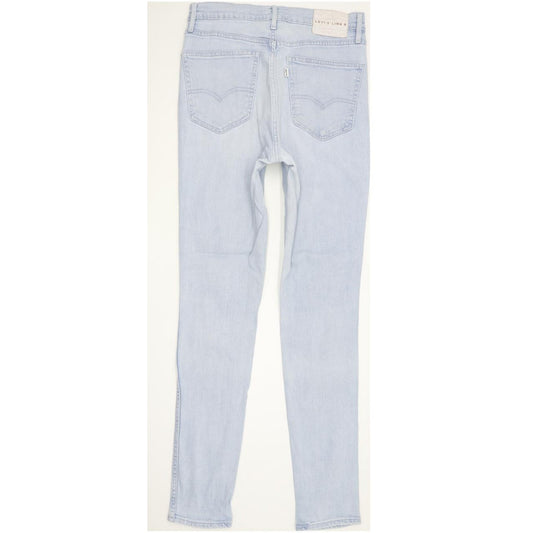 Levi's Line 8 Blue Skinny Slim Stretch Jeans High Waisted W29 L31