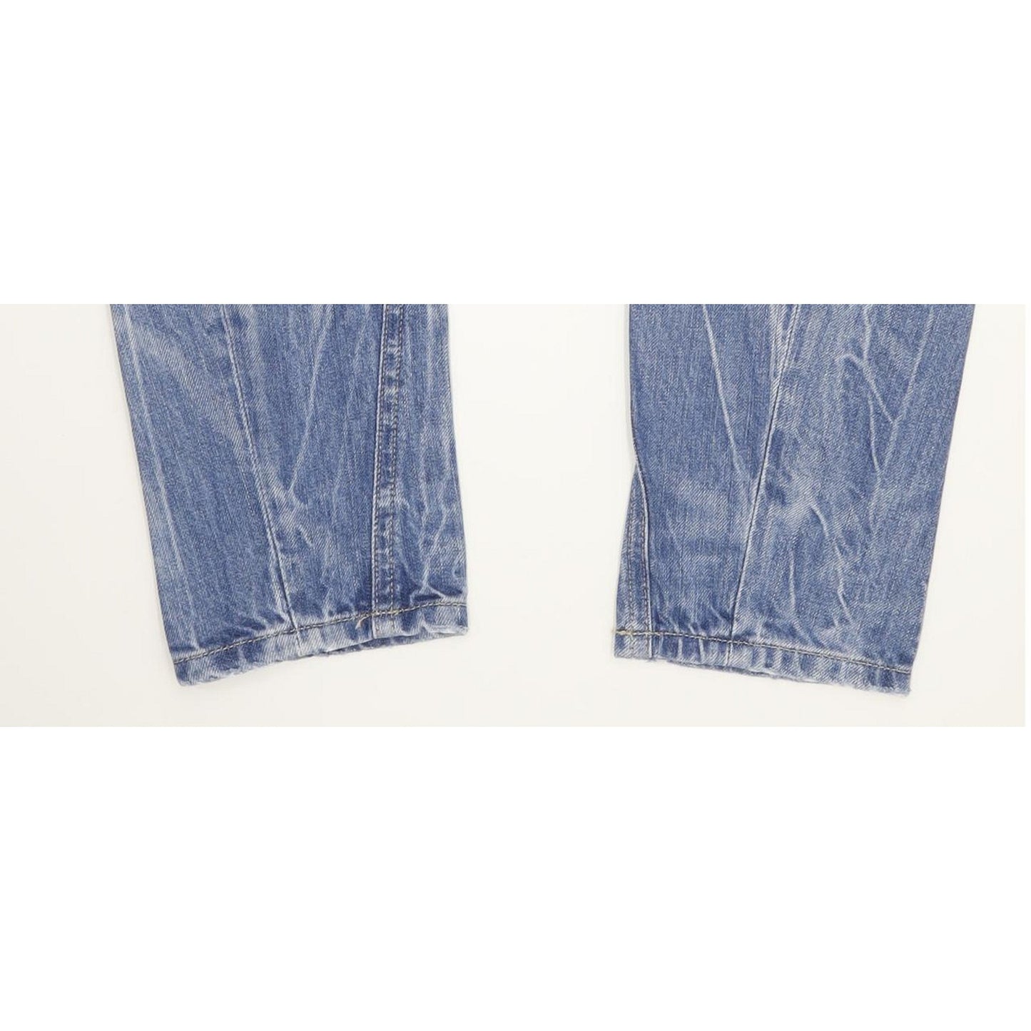 Diesel Fayza 0816P Blue Tapered Relaxed Boyfriend Jeans High Waisted W24 L30