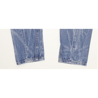 Diesel Fayza 0816P Blue Tapered Relaxed Boyfriend Jeans High Waisted W24 L30