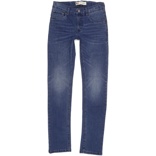 Levi's 510 Kids Blue Skinny Slim Stretch Jeans W26 L30