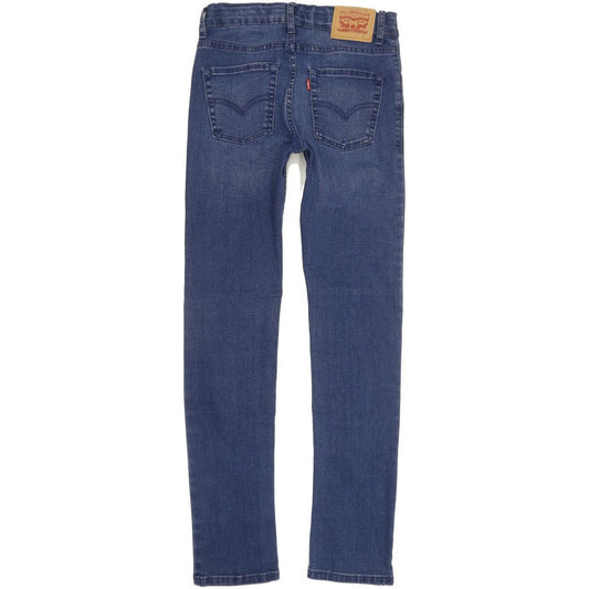 Levi's 510 Kids Blue Skinny Slim Stretch Jeans W26 L30