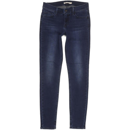 Levi's 710 Super Women Blue Skinny Slim Stretch Jeans W29 L30