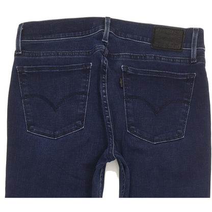 Levi's 710 Super Women Blue Skinny Slim Stretch Jeans W29 L30