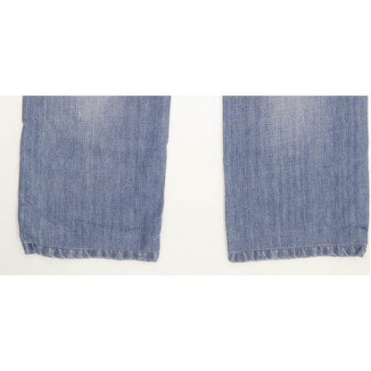 G-Star Women Blue Straight Slim Jeans W30 L31