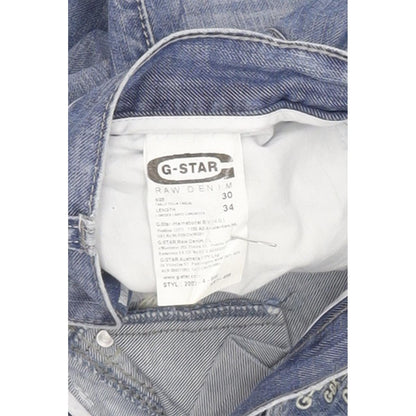 G-Star Women Blue Straight Slim Jeans W30 L31