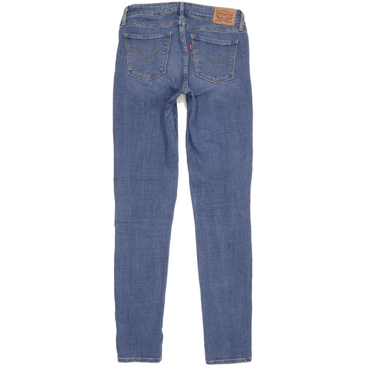 Levi's 711 Women Blue Skinny Slim Stretch Jeans W27 L32