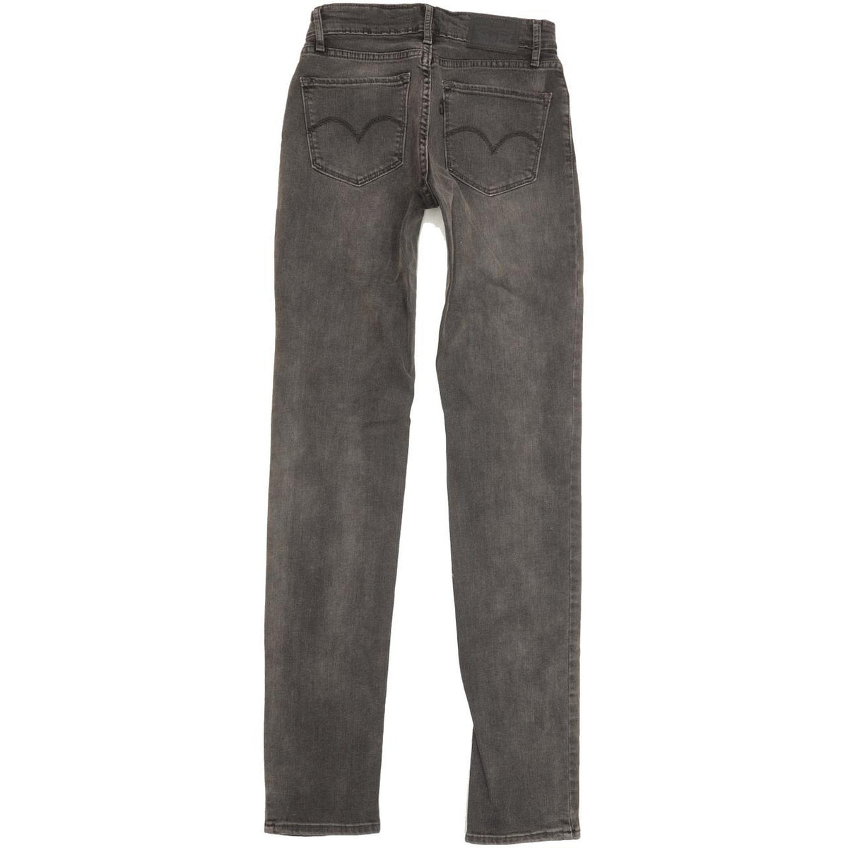 Levi's 712 Women Charcoal Skinny Slim Stretch Jeans W24 L32