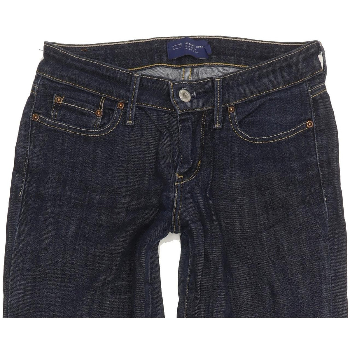 Levi's Slight Curve Women Blue Straight Classic Stretch Jeans W26 L29