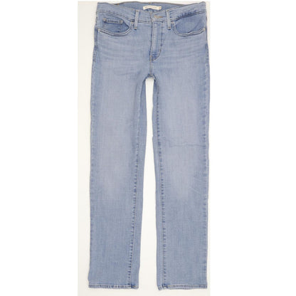 Levi's 314 Shaping Women Blue Straight Slim Stretch Jeans W28 L29