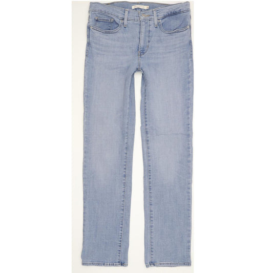 Levi's 314 Shaping Women Blue Straight Slim Stretch Jeans W28 L29