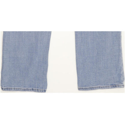 Levi's 314 Shaping Women Blue Straight Slim Stretch Jeans W28 L29