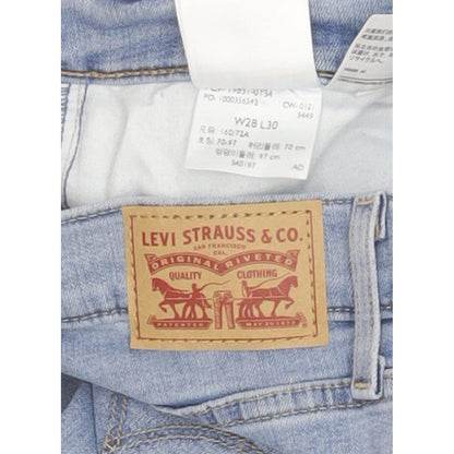 Levi's 314 Shaping Women Blue Straight Slim Stretch Jeans W28 L29