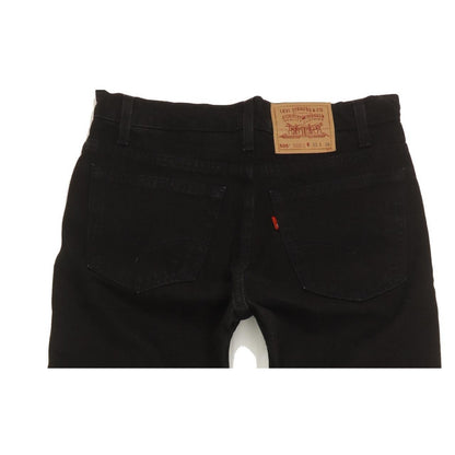 Levi's 505 Made in USA Men Black Straight Regular Jeans W33 L36