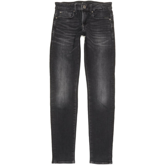 G-Star Revend Men Black Skinny Slim Stretch Jeans W27 L32