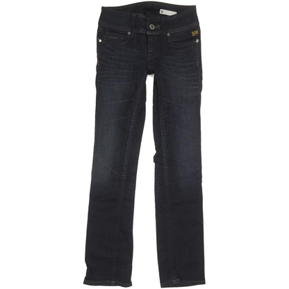 G-Star Ford Women Navy Straight Slim Stretch Jeans W25 L30