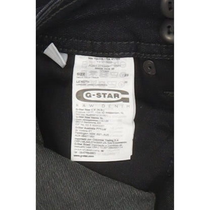 G-Star Ford Women Navy Straight Slim Stretch Jeans W25 L30
