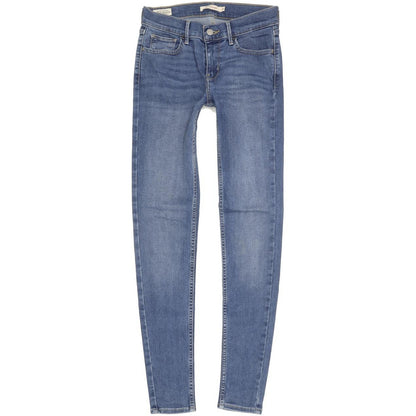 Levi's 710 Super Women Blue Skinny Slim Stretch Jeans W27 L30