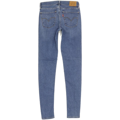Levi's 710 Super Women Blue Skinny Slim Stretch Jeans W27 L30