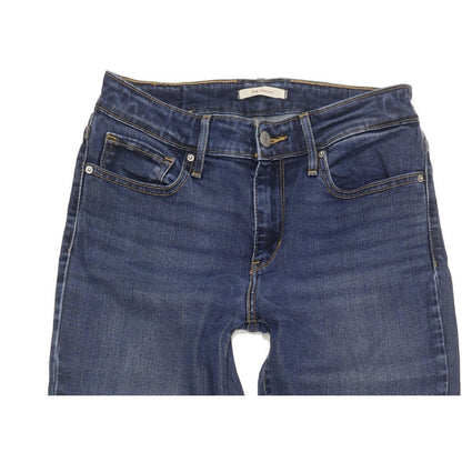 Levi's 714 Women Blue Straight Slim Stretch Jeans W28 L29