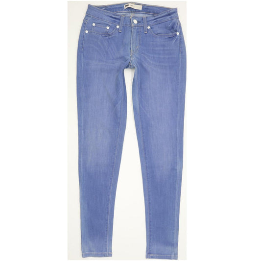 Levi's Women Blue Skinny Slim Stretch Leggings W28 L30