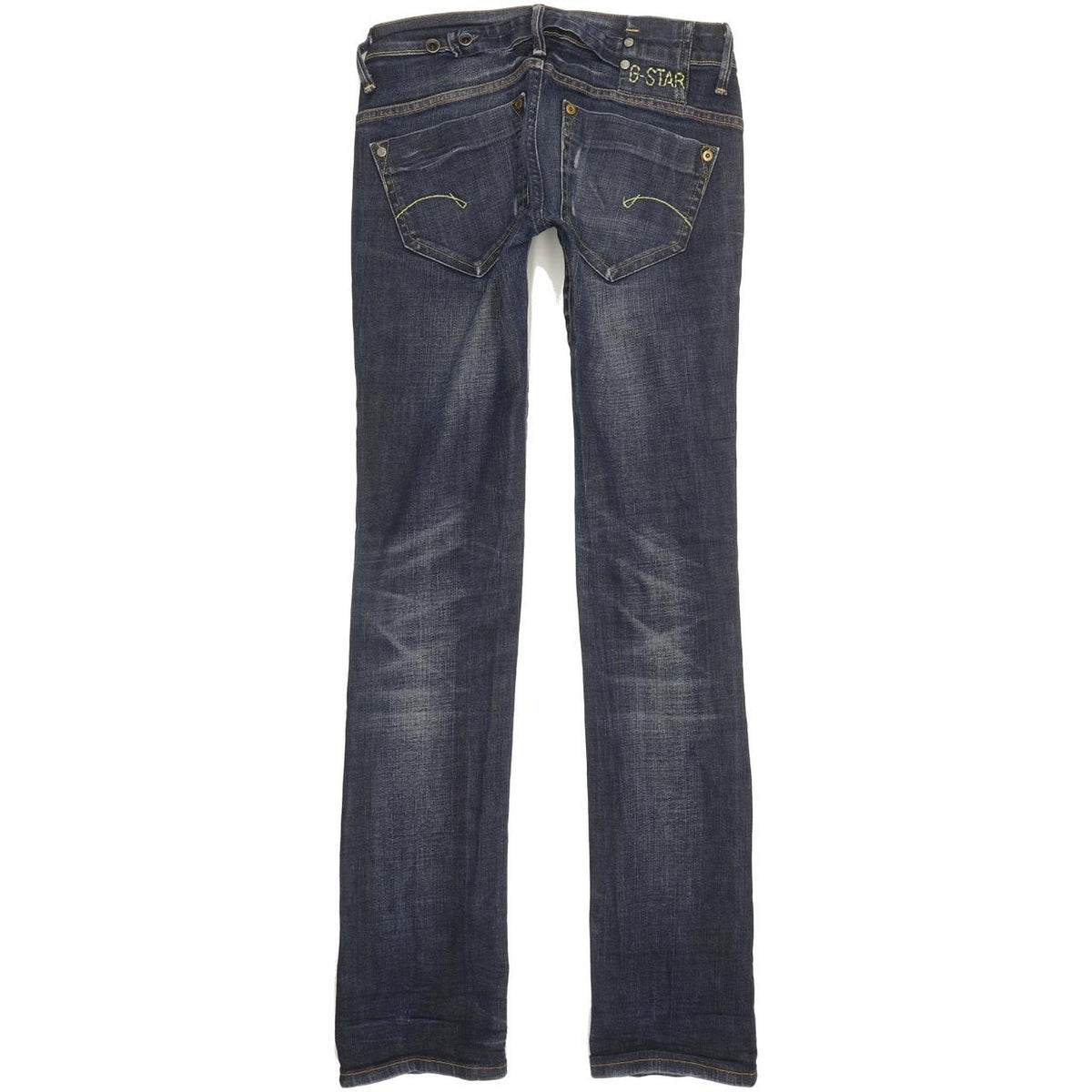 G-Star Midge Women Blue Straight Slim Stretch Jeans W28 L33