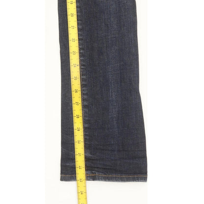 G-Star Midge Women Blue Straight Slim Stretch Jeans W28 L33