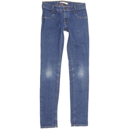 Levi's 710 Super Kids Women Blue Skinny Slim Stretch Jeans W24 L28