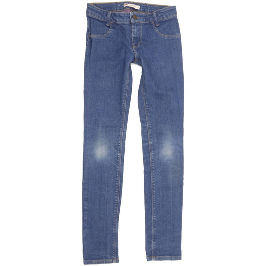 Levi's 710 Super Kids Women Blue Skinny Slim Stretch Jeans W24 L28