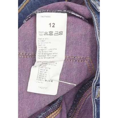 Levi's 710 Super Kids Women Blue Skinny Slim Stretch Jeans W24 L28