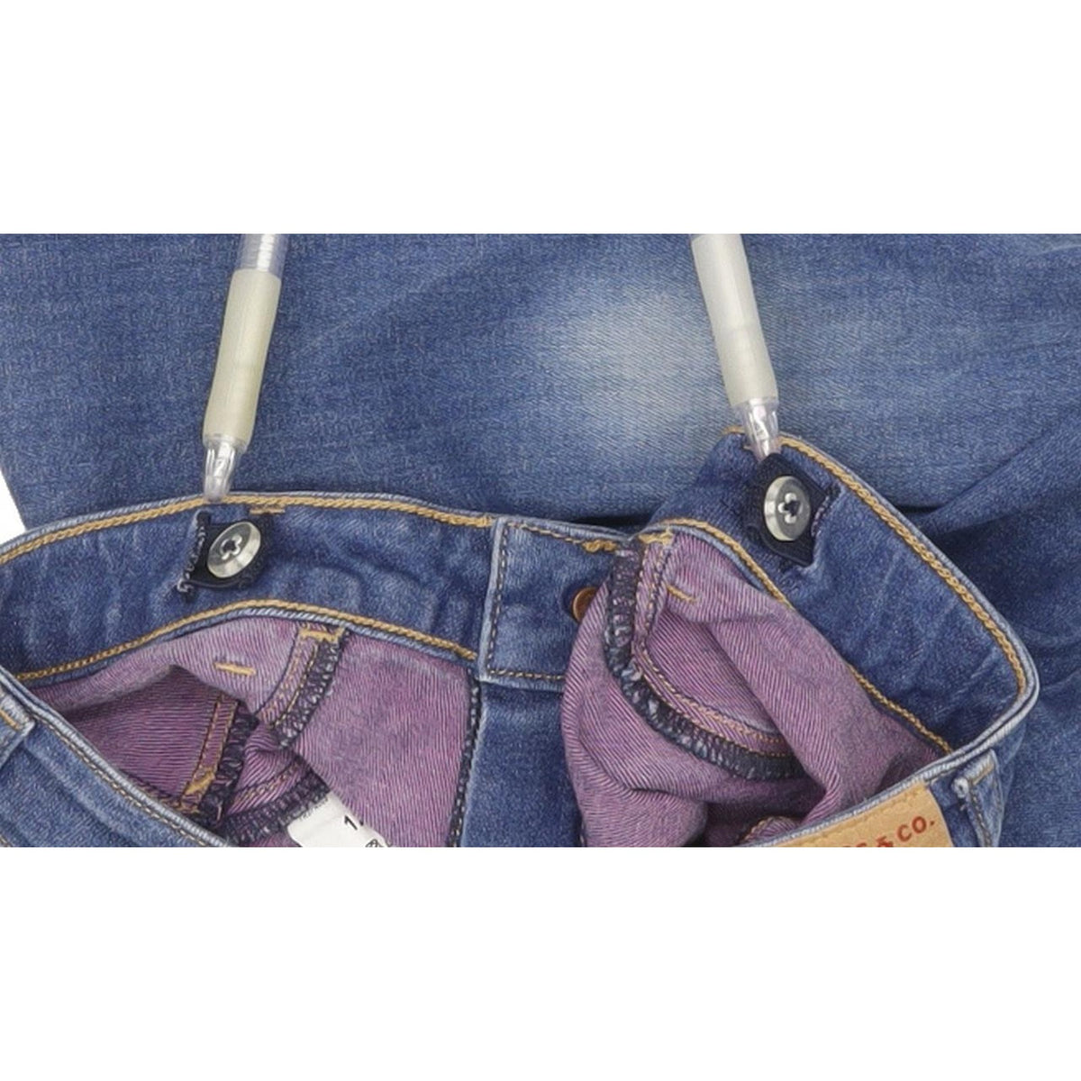 Levi's 710 Super Kids Women Blue Skinny Slim Stretch Jeans W24 L28