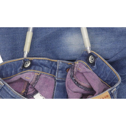 Levi's 710 Super Kids Women Blue Skinny Slim Stretch Jeans W24 L28