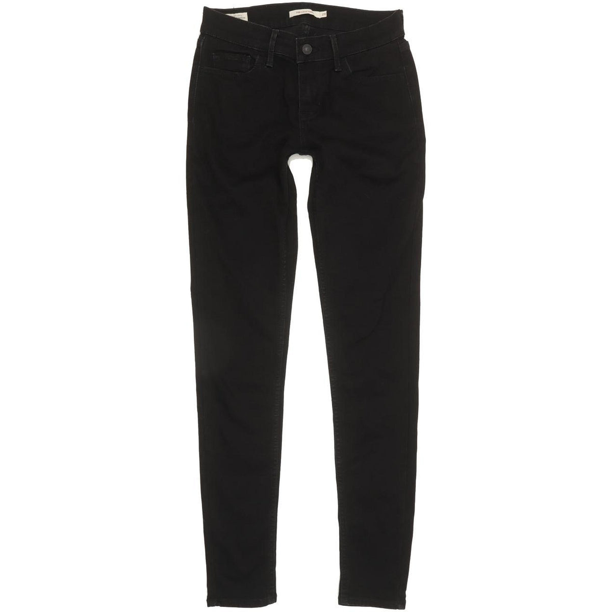 Levi's 710 Super Women Black Skinny Slim Stretch Jeans W29 L31