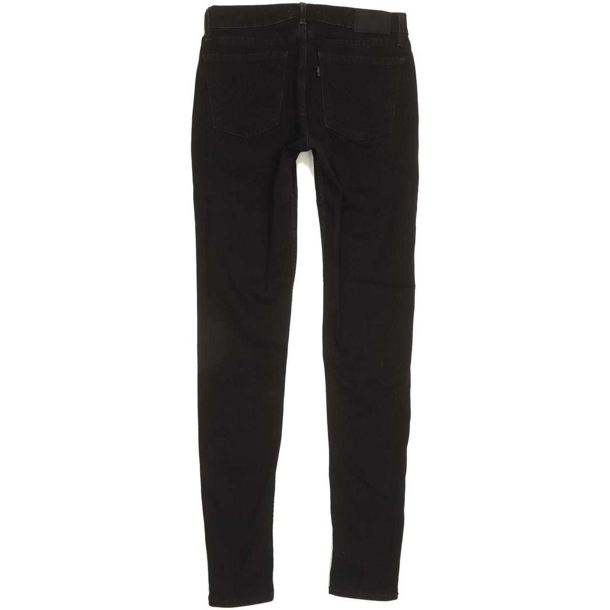 Levi's 710 Super Women Black Skinny Slim Stretch Jeans W29 L31