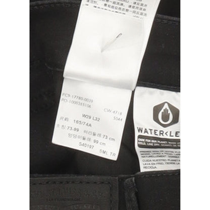 Levi's 710 Super Women Black Skinny Slim Stretch Jeans W29 L31