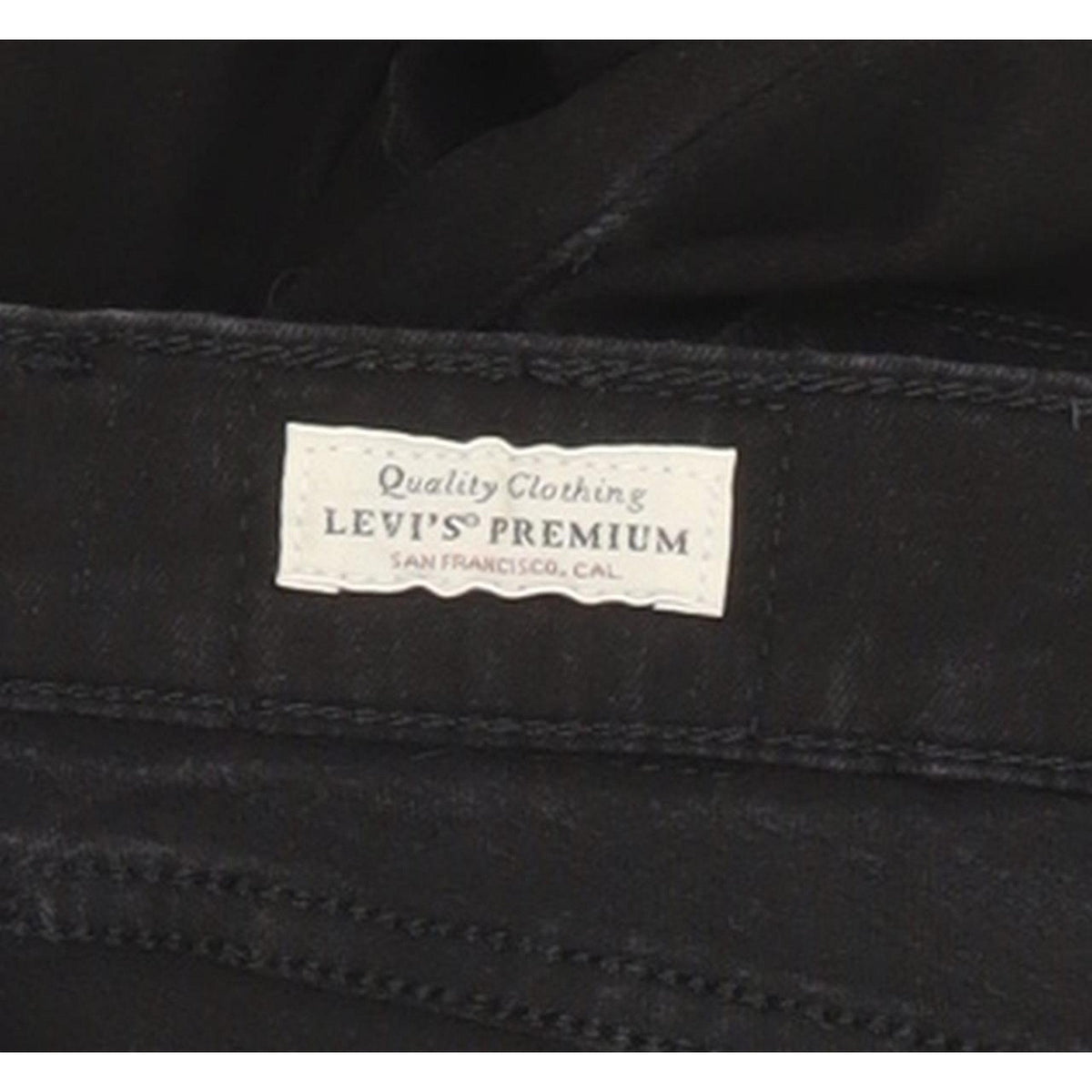 Levi's 710 Super Women Black Skinny Slim Stretch Jeans W29 L31