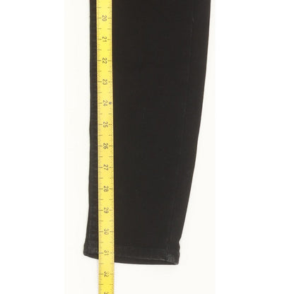 Levi's 710 Super Women Black Skinny Slim Stretch Jeans W29 L31