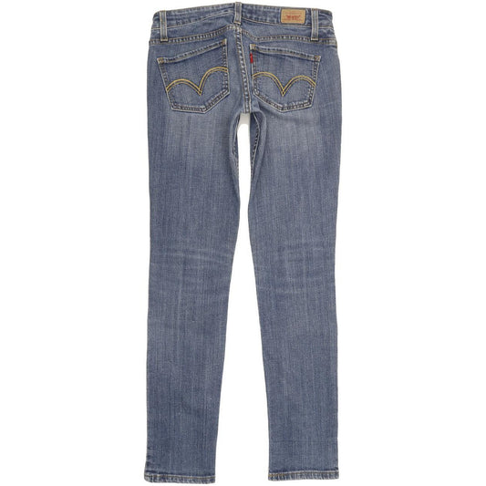 Levi's 524 Women Blue Skinny Slim Stretch Jeans W28 L31