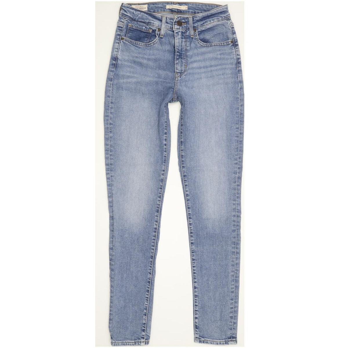 Levi's 721 Women Blue Skinny Slim Stretch Jeans W27 L29