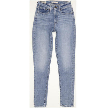 Levi's 721 Women Blue Skinny Slim Stretch Jeans W27 L29